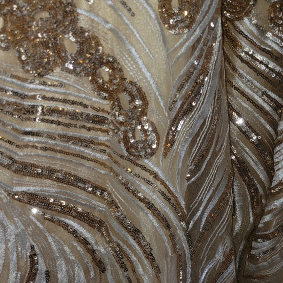 Size 12 tea-length evening/prom dress - Picture 3 of 4